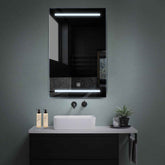 Specchio LED Verticale | Pulsante touch | Luce bianca fredda - Reyze Serie Salono Modello 4